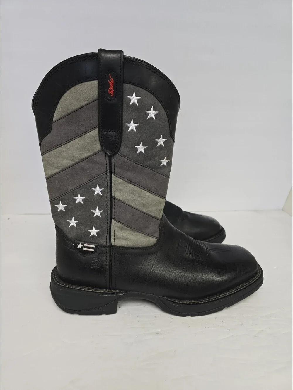Durango Men's DDB125 Rebel Black Flag 12